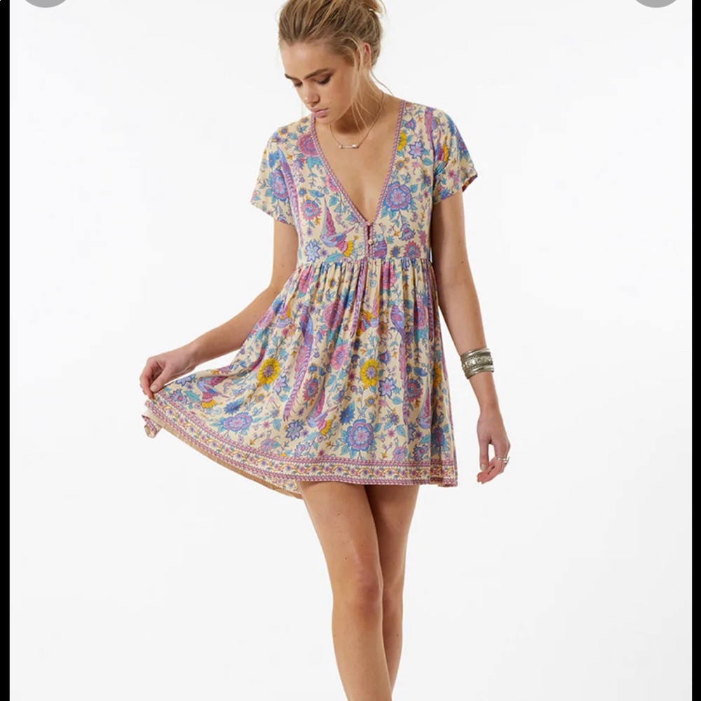 Spell lovebird mini dress
